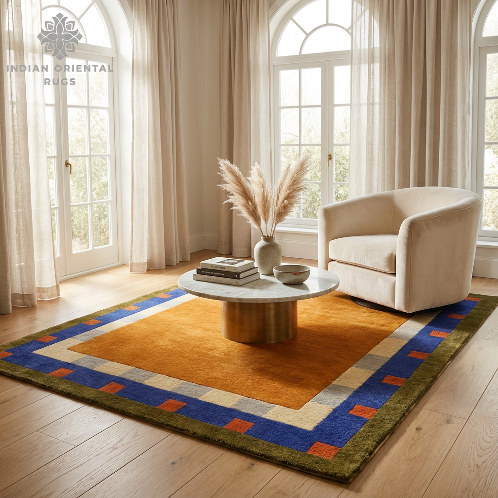 Premium Hand-Tufted Oriental Rug – Soft & Durable Wool Blend