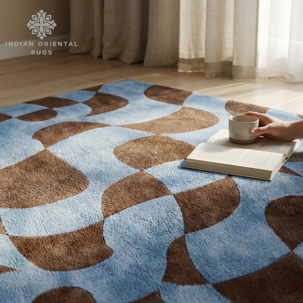 Hand-Tufted Blended Wool Oriental Rug – Classic Timeless Design