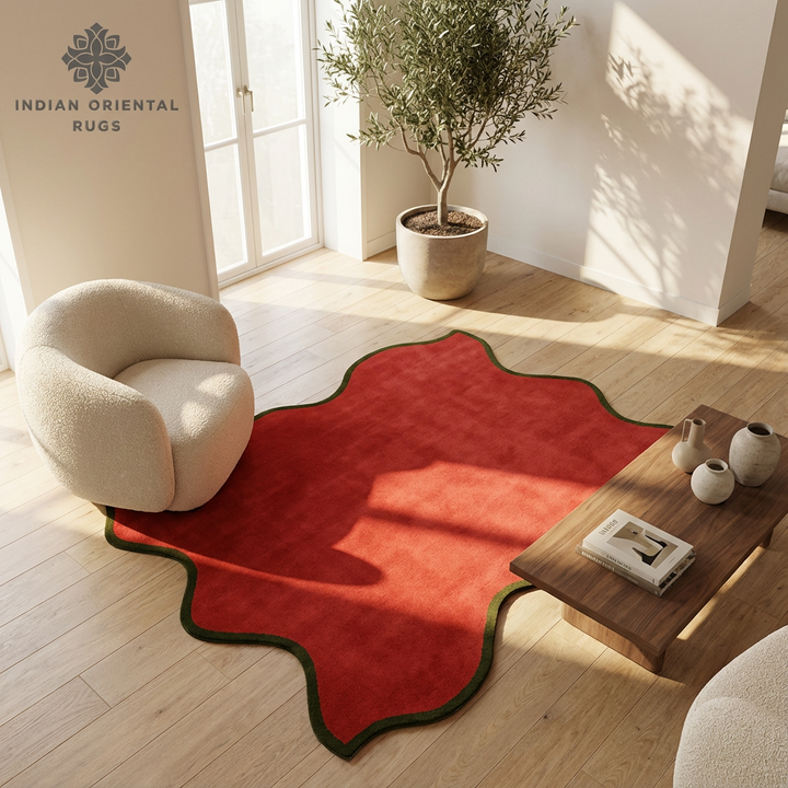 Elegant Hand‑Tufted Blended Wool Oriental Rug – Classic Traditional Design