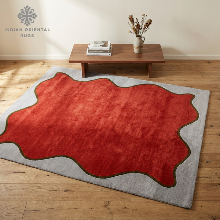 Elegant Hand‑Tufted Blended Wool Oriental Rug – Classic Traditional Design