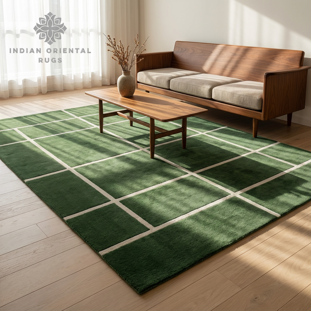 Luxury Hand‑Tufted New Zealand Wool Area Rug – Elegant Traditional Pattern