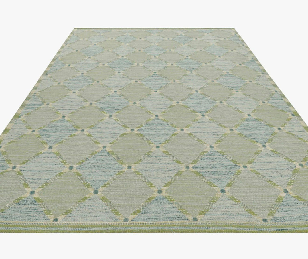 Scandinavian Style Rug flat view kilim rug