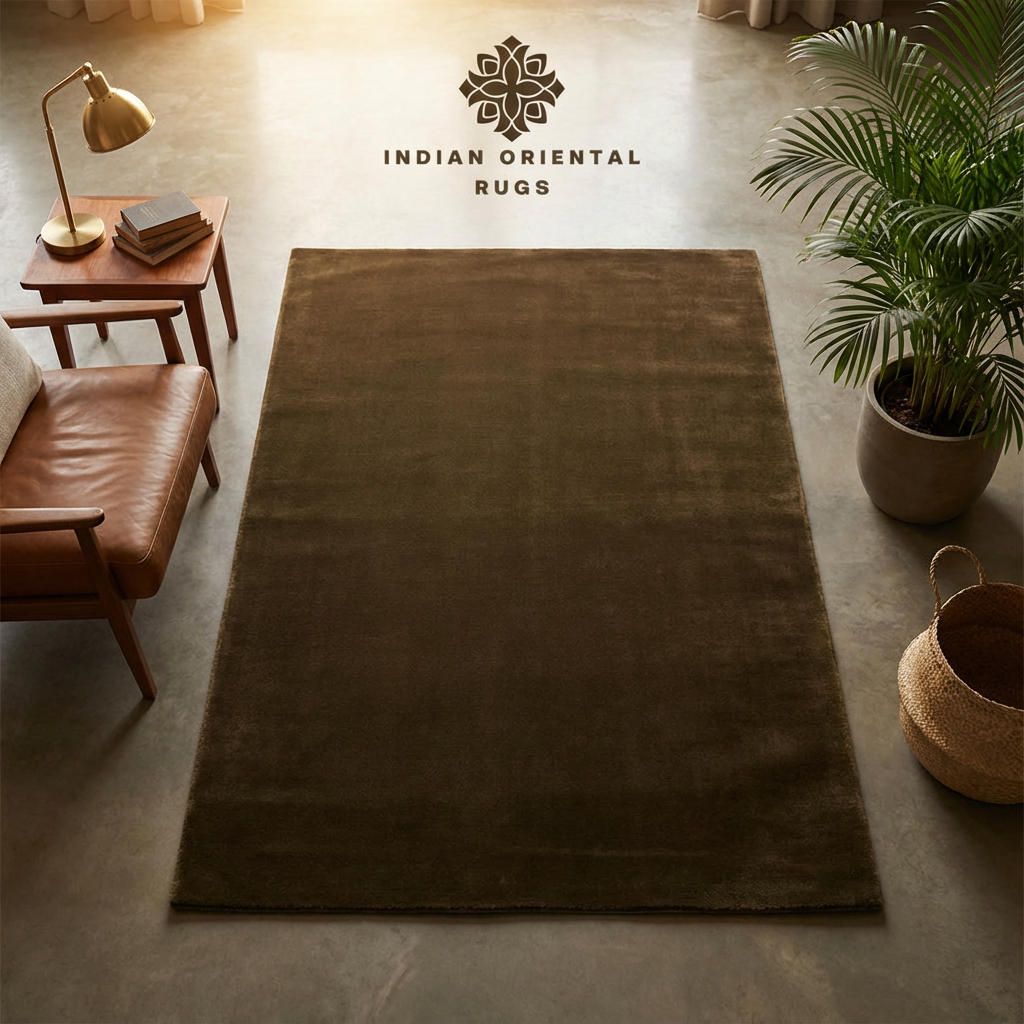 Hand Tufted Wool Area Rug – Classic Oriental Style
